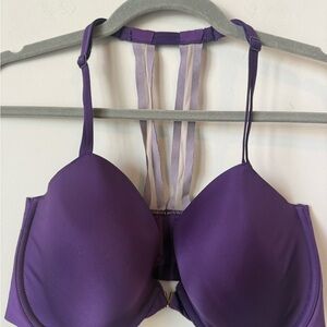 Victoria's Secret Purple lined Demi  Bra size 34 DDD